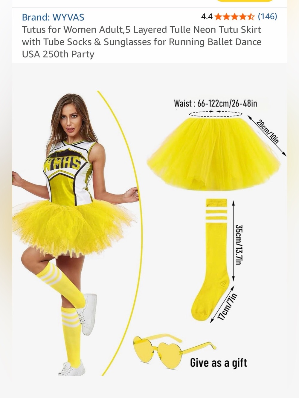 Yellow Women's Costume Bundle!
